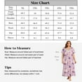 thumbnail image 2 of Loritta Plus Size Nightgowns for Women House Dress Short Sleeve Loungewear Floral Print V-Neck Moomoo Nightgowns Sleepwear XL-5XL, 2 of 6