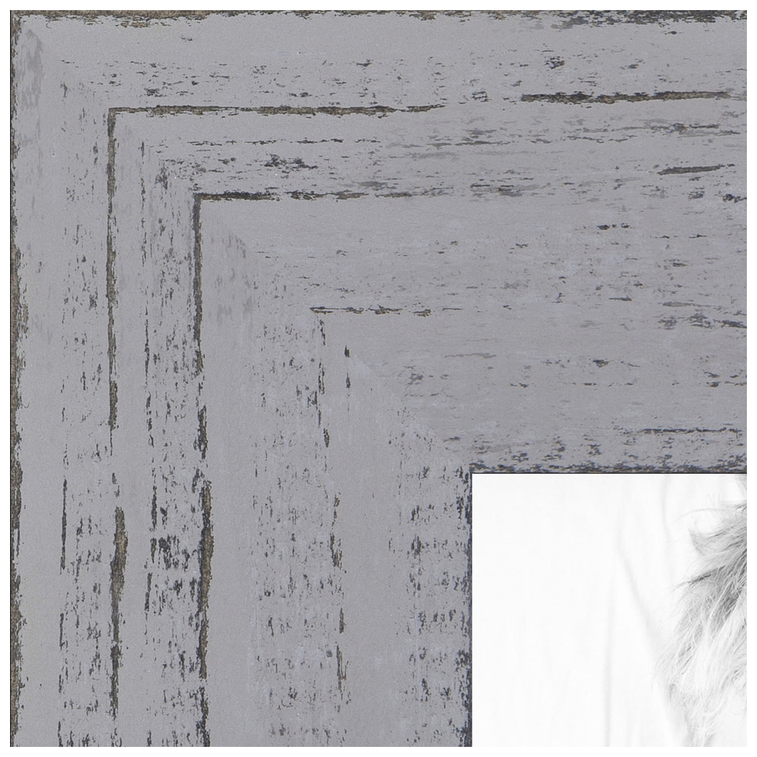 ArtToFrames 16x20 Inch Gray Picture Frame, This Gray Wood Poster Frame is Great for Your Art or