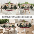 thumbnail image 7 of Red and Green Christmas Pattern Round Fitted Tablecloth with Elastic Edge,Dining Table Cover Waterproof,Outdoor Round Tablecloth for Camping,Dining,Indoor and Outdoor, 7 of 7