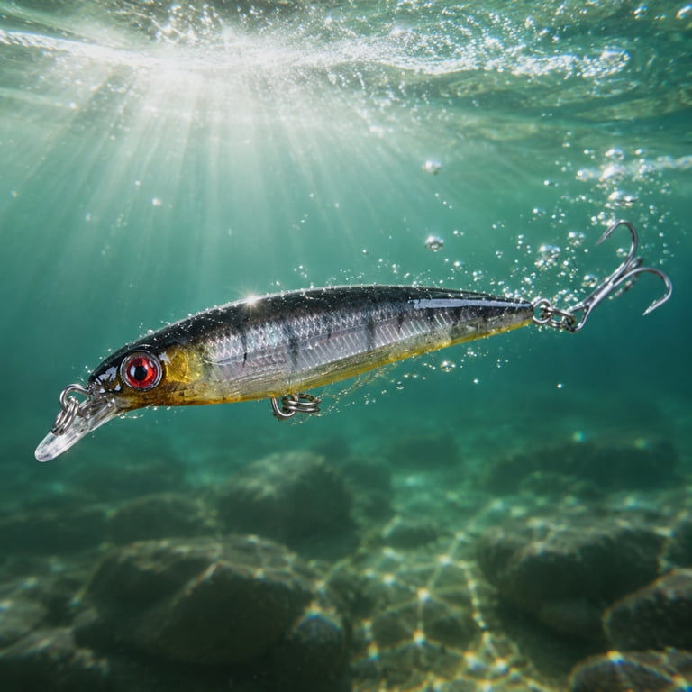 bass pattern lure Striped Crankbait Project Pattern(F) It is tied on a 60 Metal Fishing Lure, Topwater Baits