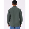 thumbnail image 3 of DARING DIVA Men's Casual Workwear Long Sleeve Button Down Hiking Shirts S Gray, 3 of 7