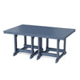 thumbnail image 5 of Wildridge Heritage 7-Piece 44"X72" Dining Set, Patriot Blue - Outdoor Weather Resistant Recycled Plastic Furniture for Patio, 5 of 8