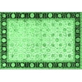 thumbnail image 1 of Ahgly Company Indoor Rectangle Persian Emerald Green Traditional Area Rugs, 4' x 6', 1 of 4