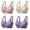 Purple, variant on Bra and Panty Sets for Women Back-Smoothing Bra Feature V-Neck Sport Bra Style W-82 Orange L