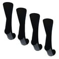 thumbnail image 2 of Nobles Assorted Diabetic Anti Skid/ No Slip Hospital Gripper Socks, Great for adults, men, women. Designed for medical hospital patients but great for everyone (Size 10-13 - 9 Pairs Black), 2 of 5