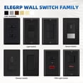 thumbnail image 3 of Double Rocker Light Switch, Two Single Pole Electrical Paddle Switch, 15a, 125v, In-wall On/off Switch, Self-grounding, Wall Plate Is Included, Ul Lis, 3 of 5