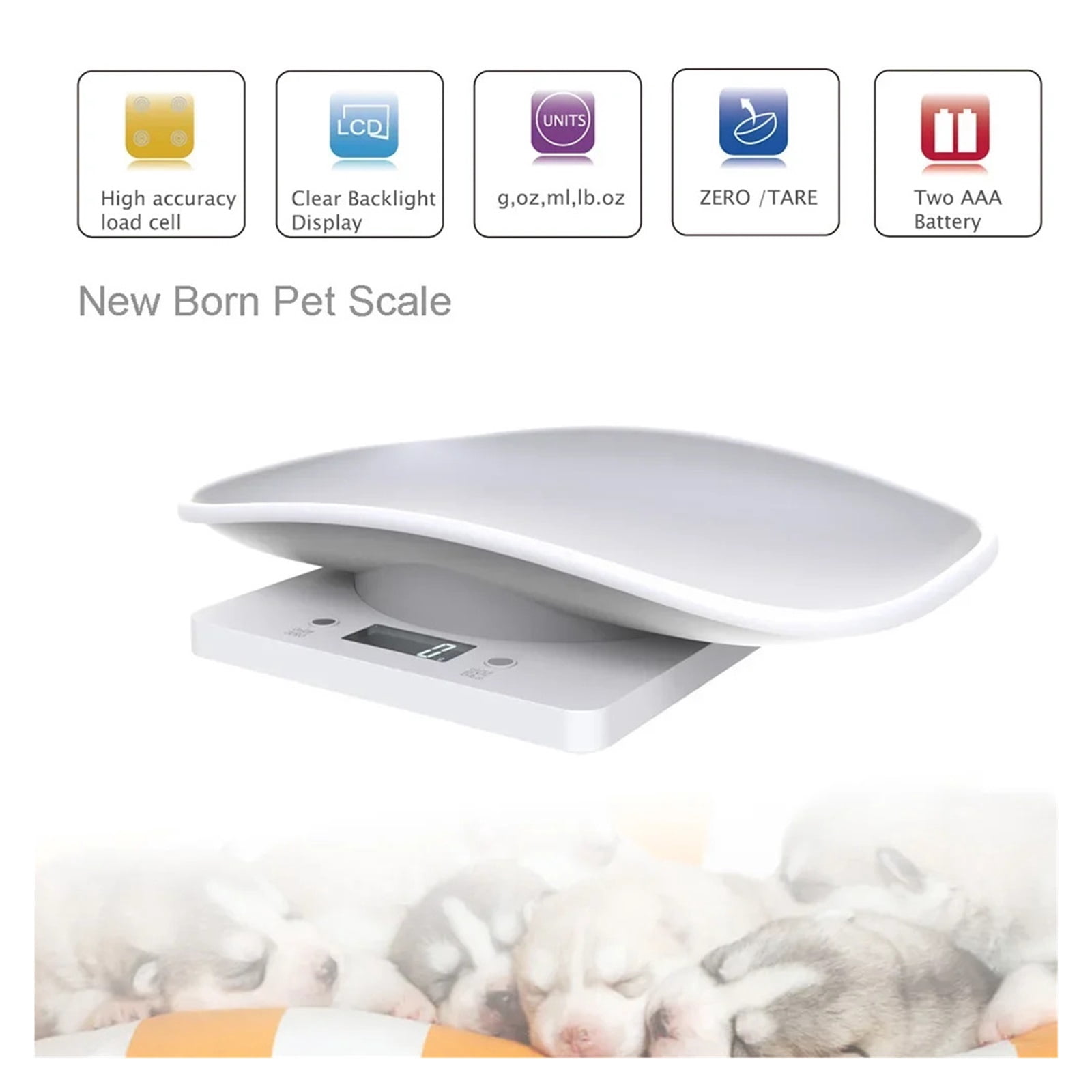 Tools Scale Balance Precision For Weight Dogs Puppy Animal Electronic Digital G High Cats Weighing Baby Pet - High Precision