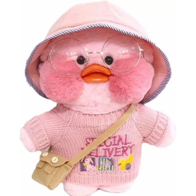 Peluche Kawaii LALAFAN 30cm De Pato Amarillo