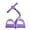 Purple-PP, variant on MMJ Pedal Resistance Band with Handle 4 Tube Home Gym Exercise for Arm Leg Waist Strength Training