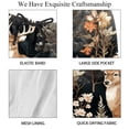 thumbnail image 4 of luoweisi Men's Beach Shorts Quick Dry Swim Trunks with Mesh Lining Jungle Elk S, 4 of 5