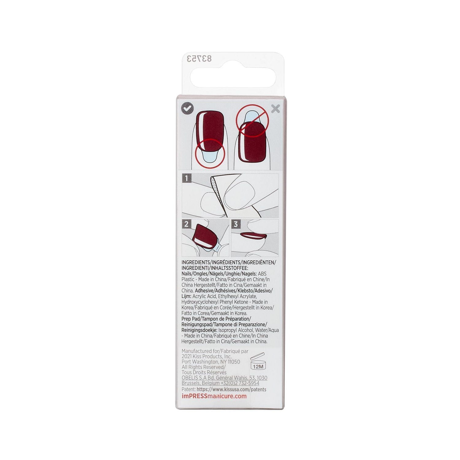 KISS imPRESS faux ongles de couleur - I'm Not a Cinna