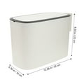 thumbnail image 6 of Kesenlong Kitchen Trash Can Household Trash Can Portable Garbage Bin Kitchen Bathroom Toilet Rubbish Bin, 6 of 7