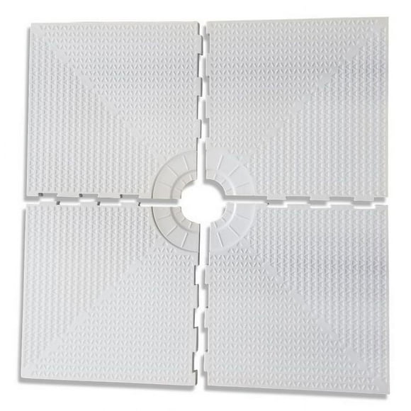 48" x 48" (Trimmable) TruSlope Pre-formed Shower Tray - Center Drain