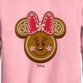 thumbnail image 2 of Disney - Minnie Gingerbread Head Graphic Long Sleeve Fleece Sweatshirt, 2 of 4