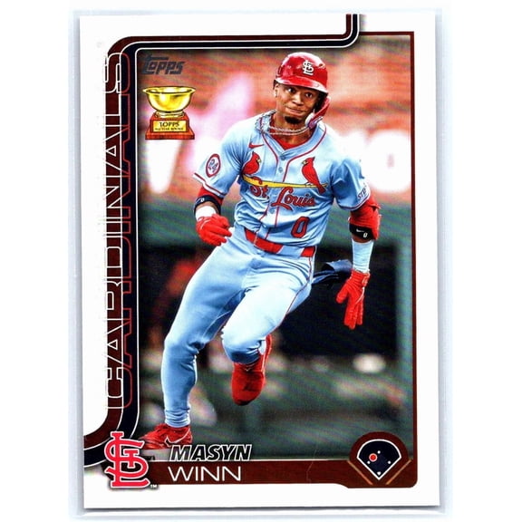 2025 Topps Masyn Winn #22 St. Louis Cardinals MLB Baseball Trading Card