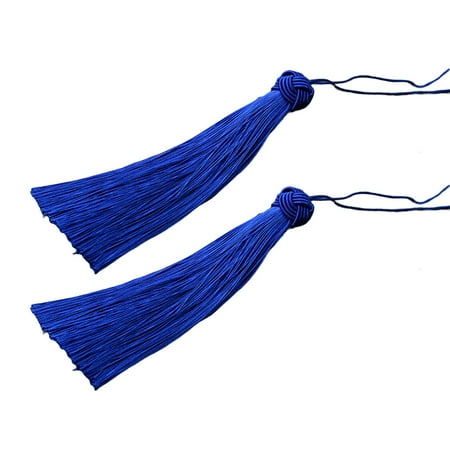 

QILIN Tassel Pendant 2Pcs Decorate Anti-wrinkle Soft High Toughness Fringe Pendent