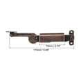 thumbnail image 2 of 2 Pcs Left Right Spring Lid Hinge, Lid Stay Support Hinges for Box Cabinet, Reddish Bronze, 2 of 5