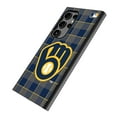 thumbnail image 2 of Keyscaper Milwaukee Brewers Plaid Galaxy Magnetic Bump Case, 2 of 7