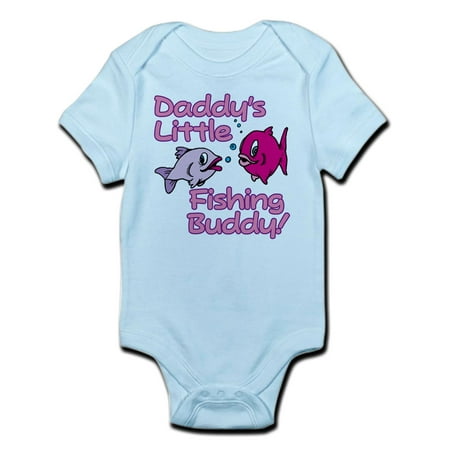 

CafePress - DADDY s LITTLE FISHING BUDDY! Infant Bodysuit - Baby Light Bodysuit
