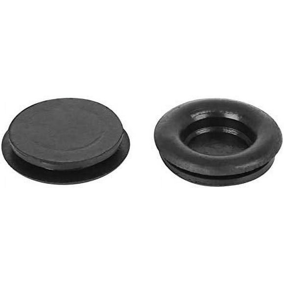 HUGFEGWE 10Pcs Rubber Grommets 7/8-Inch / 22mm Hole Eyelet Ring Gasket Rubber Wire Grommets O Ring Electric Cable Protector Rubber Grommets for Wiring, Black CJB91-111679