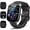 carbon black, variant on AI Smart Watch for Women Men 1.91" HD Touch Screen with Dual-Mode Smart Bluetooth Call and Voice Assistant 100+ Sport Modes IPX7 Waterproof Fitness Watch for Android/iPhone