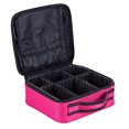 thumbnail image 1 of Cosmetic Case Large Capacity Portable Oxford Cloth Artist Storage Bag with Adjustable Dividers for Women, 1 of 11