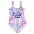 thumbnail image 6 of Girl's Summer Vibes One Piece Swimwear for the Ocean Pool Beach Water, 6 of 6