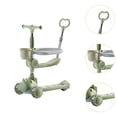 thumbnail image 6 of GARENDE 3 Wheel Kick Scooter Riding Toy Adjustable Height Handlebars Light up Wheels Green, 6 of 9