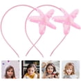 thumbnail image 4 of WORGEOUS 2 PCS Kids Lectin Diadina Star Star Band Band Band Blitter Star Star Dadband Diadema de niña para niños pequeños, 4 of 8