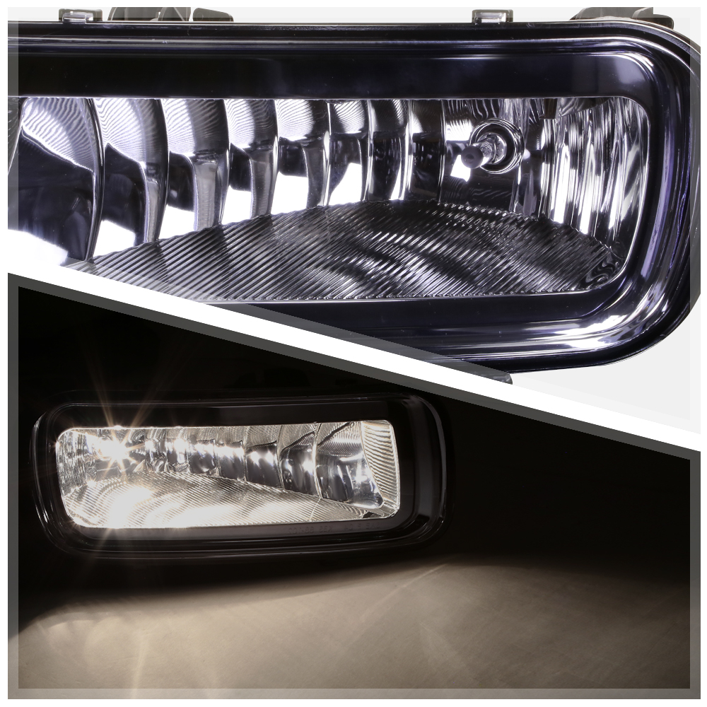 DNA Motoring For 04-06 Ford F150 Lincoln Mark LT Smoked Lens Fog Light Lamps Pair Replacement