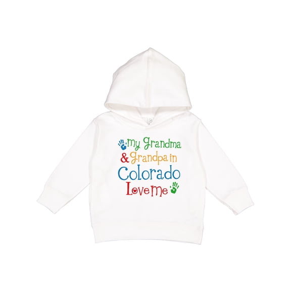 Inktastic Colorado Grandma Grandpa Love Me Toddler Hoodie