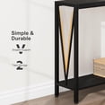 thumbnail image 4 of 2-Tier Narrow Console Table, Stylish Sofa & Entryway Table for Hallway and Living Room, 4 of 5