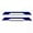 Blue, variant on TINKI Car Inner Door Sill Cover Scuff Plate Trim Sticker Compatible with Corvette C8 Stingray 2020-2023, Door Sill Guard Trim Sticker, Soft Carbon Fiber Interior Accessories