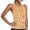 Orange, variant on Women's Cropped Printed Camisole Round Neck Vest Boho Dark Green S