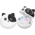 thumbnail image 1 of 2024, Auriculares inalámbricos Ture, auriculares inalámbricos con Bluetooth 5.0 de dibujos animados, micrófono incorporado, panda, 1 of 4