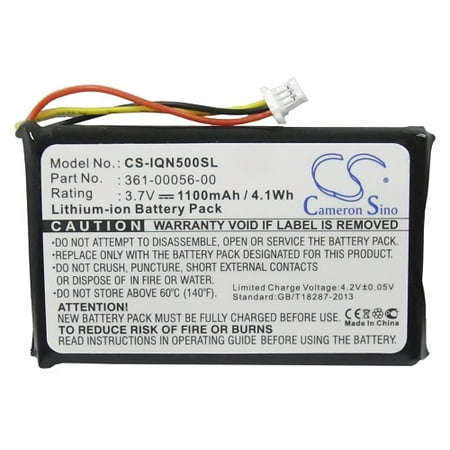 GPS Battery Garmin Nuvi 30, 40, 40LM, 50LM, 50, 361-00056-00, 1100maH-2YR