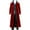 Red, variant on Dezsed Trench Coat Men Mens Steampunk Gothic Costume Vintage Windbreaker Halloween Coats Black S