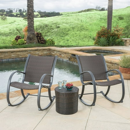 Kevan 3 Piece Rocking Chair Set