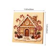 thumbnail image 3 of Cififendec Christmas Pearl Beaded Art Painting Kit, 7.90", Premium Christmas Winter Scene Framed Canvas for Sideboard Tabletop Presenting, 3 of 6