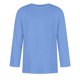 thumbnail image 3 of camiseta superior de manga tres cuartos con cuello redondo de color sólido para hombre azul / 3xl, 3 of 4