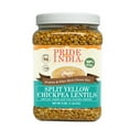 thumbnail image 2 of Pride of India Indian Split Yellow Chickpea Lentils (Chana Dal), 3 lb Jar, Pack of 6, 2 of 6