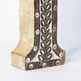 thumbnail image 5 of HANDMADE ECO-FRIENDLY "T" WOOD ALPHABET LETTER BLOCK FOR WALL MOUNT & TABLE TOP DÉCOR- , Natural Antique Color, Traditional Design, Letter Block For Study Room, Kids Room, Living Room, Cabin, Offices, 5 of 5