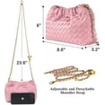 thumbnail image 5 of LHSHID Small Crossbody Bag For Women Trendy.Dumpling Bag Clutch Purse For Women Evening Bag Cloud Purse Vegan Leather Hobo Bag, 5 of 5