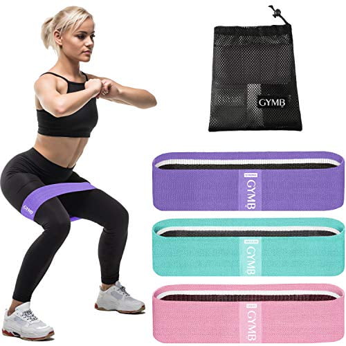 Fabric Resistance Bands Non-Slip,Thick&Wide Hip Booty Workout Exercise Bands USA 