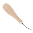 thumbnail image 4 of 1 Piece Wood Handle Steel Diamond Awl Blade Stitching Sewing Awl for Sewing, 4 of 6