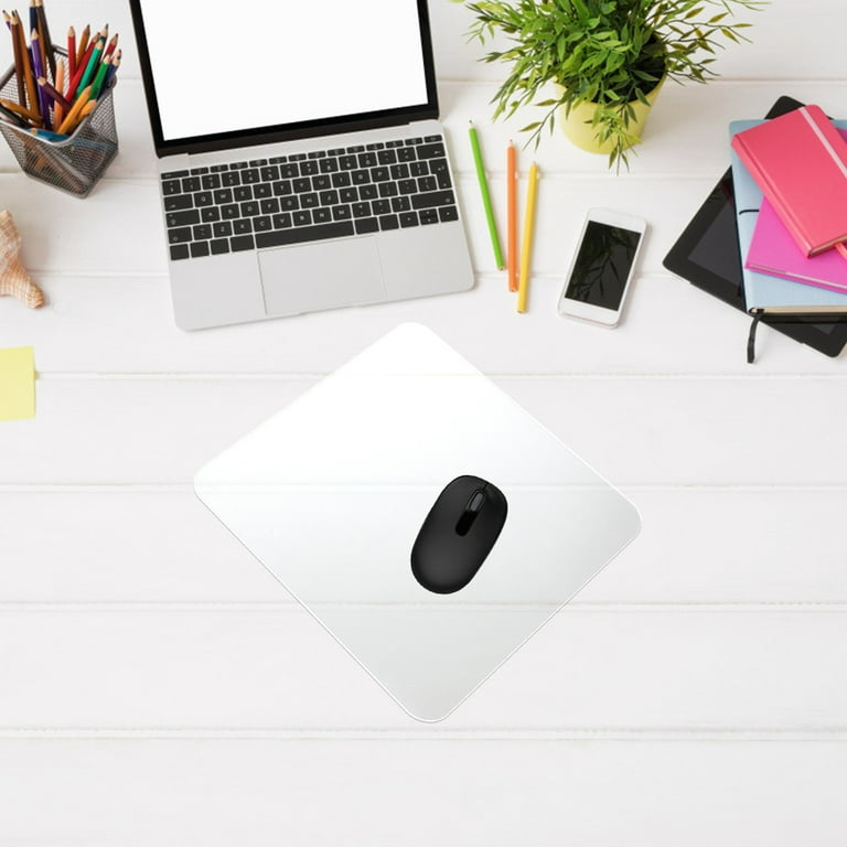 Glass Mousepad Clear Desk Pad Glass Mouse Pad Glass Mouse Pad for Computer Gaming Walmart