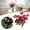 Hot Pink, variant on 1Pcs Ranunculus Artificial Flowers, 6 Heads Vintage Silk Flowers Buttercup Fake Flower Bouquets Arrangement for Wedding Bride Centerpiece Floral Party Home Office Decor(Dark Yellow)