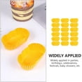 thumbnail image 6 of 2000pcs Mini Loaf Pan Liners Non-Stick Oval Cupcake Papers Disposable Muffin Wrappers Rectangle Bread Baking Trays for Weddings Birthdays(Yellow)$$Home Decor, Kitchen, & Other, 6 of 9