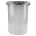 thumbnail image 2 of Caja de almacenamiento de alimentos Contenedores de granos Bandeja semitransparente de 4 compartimentos para cocina Gris grande (3,6 L), 2 of 14