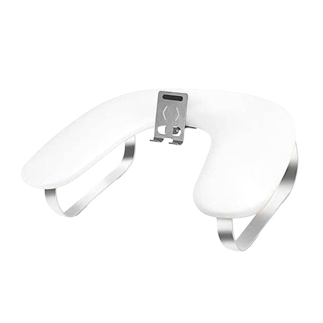 Reposabrazos de manicura cómodo con soporte para teléfono móvil, reposamanos profesional en forma de U, soporte para muñecas para manicura en casa.